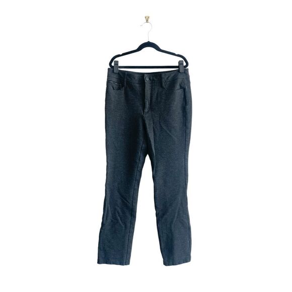 NYDJ Legging Lift Tuck Technology Women's 6P Charcoal Gray Knit - Picture 2 of 9